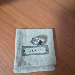 구찌 인터로킹 G 링 실버 17 gucci 이미지