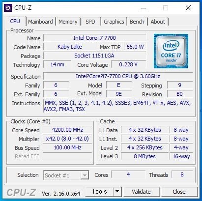 i7-7700 CPU + 긱바 H270 메인보드 세트 이미지