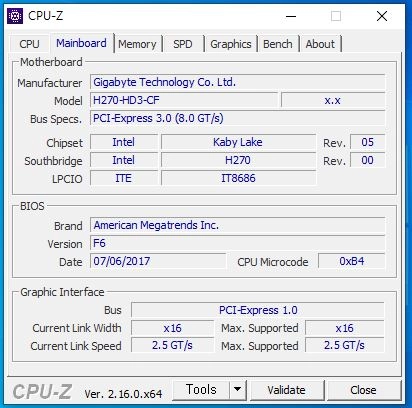 i7-7700 CPU + 긱바 H270 메인보드 세트 이미지