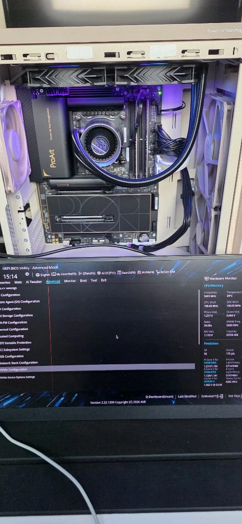 신품급 270k plus, z890 ProArt 에이수스 2026 AI 워크스테이션 그래픽카드 제외 반본체 이미지