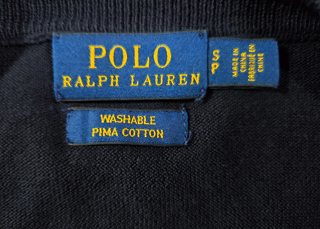 폴로 랄프로렌 피마코튼 유넥 가디건 이미지