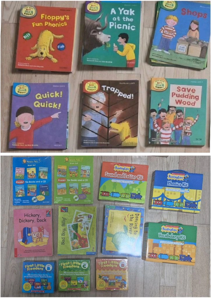 ort,스콜라스틱 퍼피리,파닉스, 캠브리지,리더스북 등 영어원서 모음 이미지