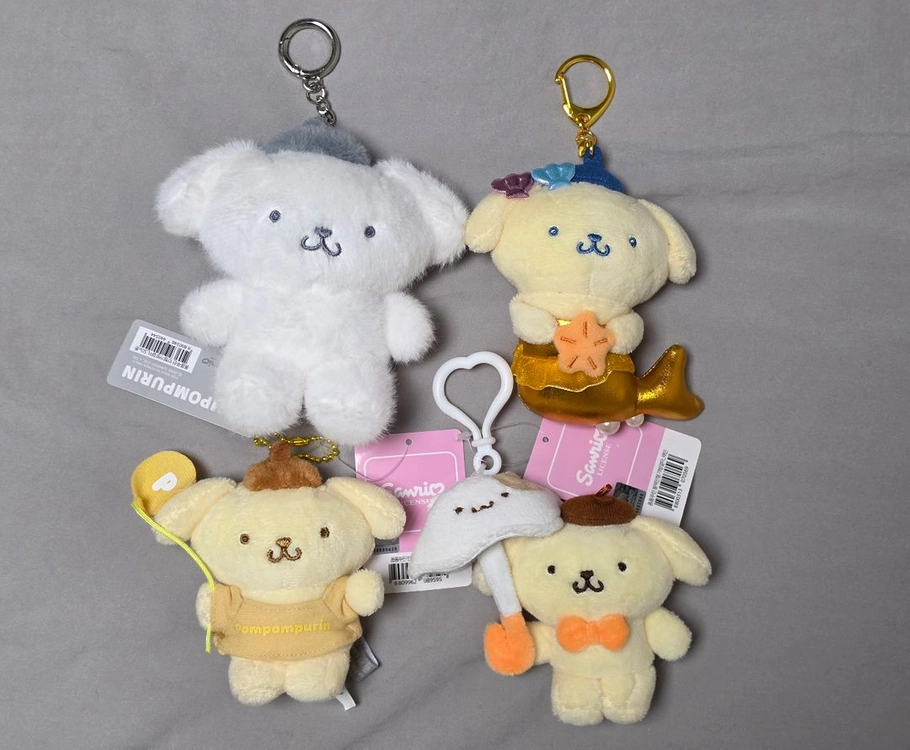 산리오 인형 키링 세트 여러가지 이미지