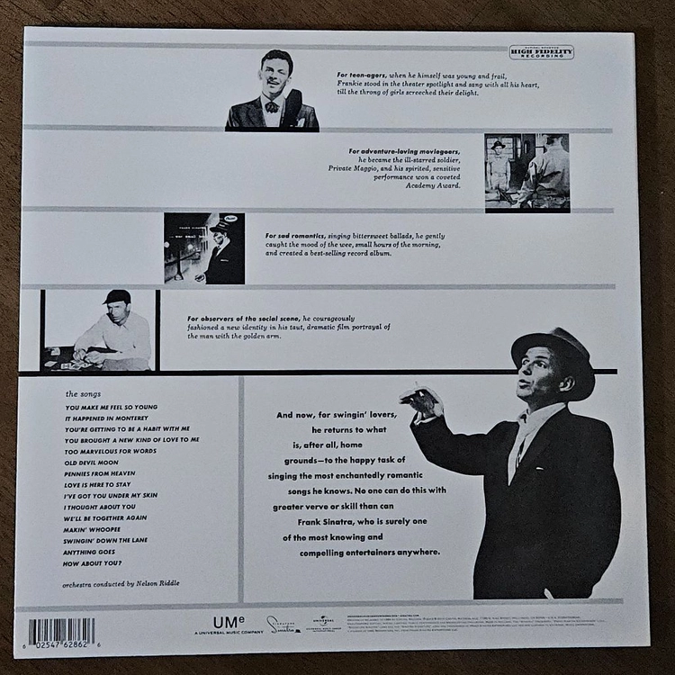 프랭크 시나트라 songs for swingin lovers! 이미지