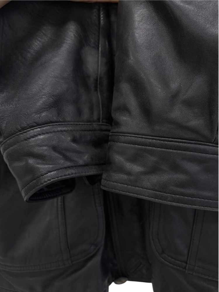 00년대 YSL 생로랑 산양가죽 빈티지 가죽자켓 블랙 (XL) 이미지