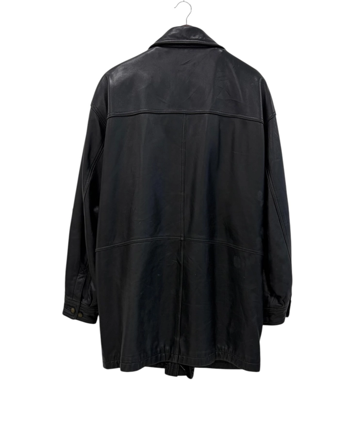 00년대 YSL 생로랑 산양가죽 빈티지 가죽자켓 블랙 (XL) 이미지
