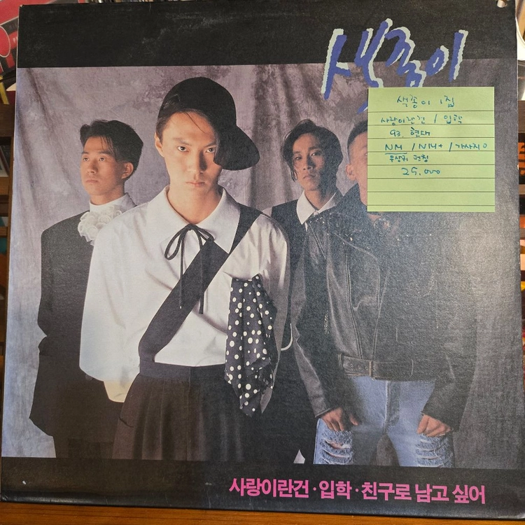 색종이1집.사랑이란건/입학.93.현대.NM/NM+.민트급LP 이미지