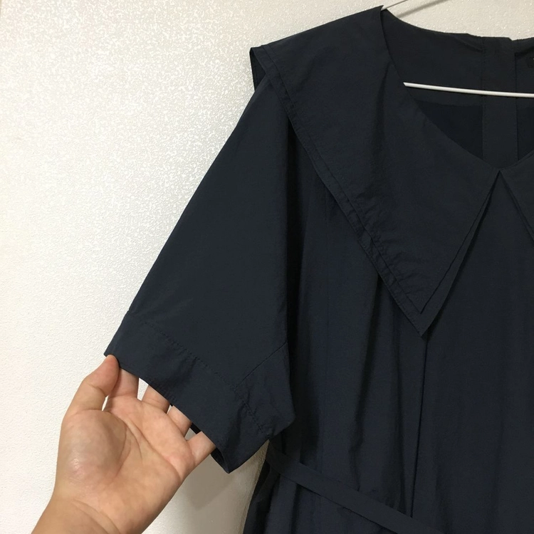 23 SISLEY 시슬리 세일러카라 벨트 원피스 이미지