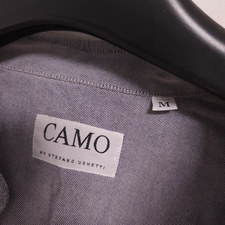 [M] 카모 CAMO 차이나카라 옥스포드셔츠 블루 이미지