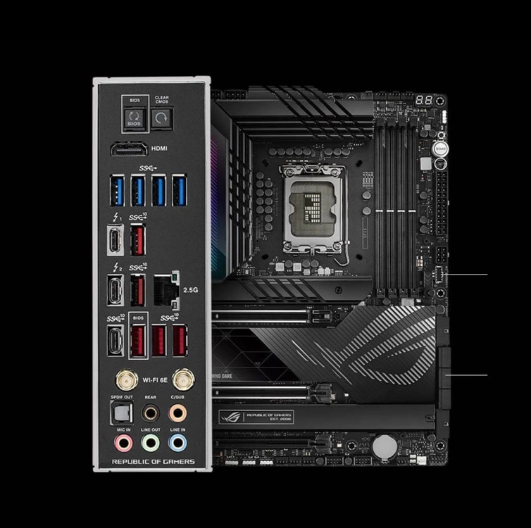 ASUS ROG MAXIMUS Z790 HERO DDR5 상급보드 팝니다. 이미지