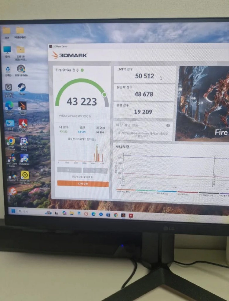 3090ti hof white 그래픽카드 판매합니다. 이미지