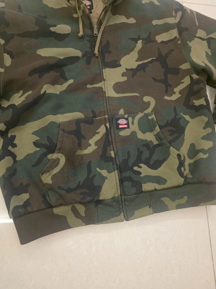슈프림 디키즈 카모 후드 집업 자켓 이미지