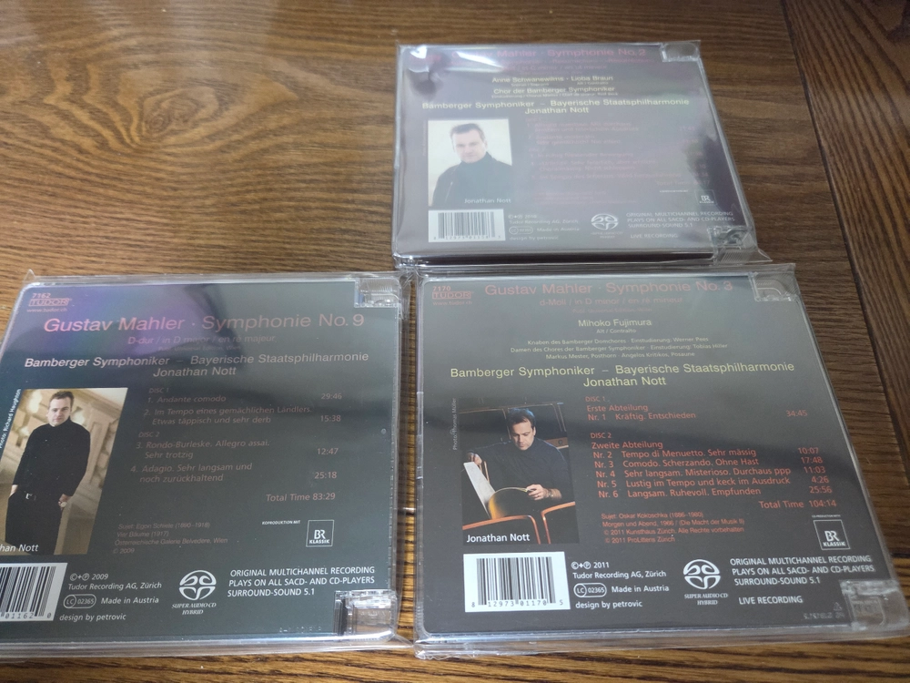 조나단 노트 말러 SACD 2,3,9번 미사용 이미지