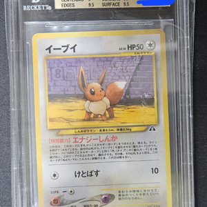 포켓몬 카드 이브이 2000년 일판 BGS 9.5점 이미지
