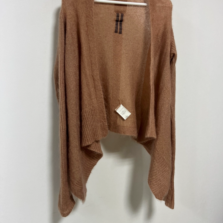 릭오웬스 12FW MOUNTAIN 모헤어 오픈 가디건 로즈 핑크 이미지