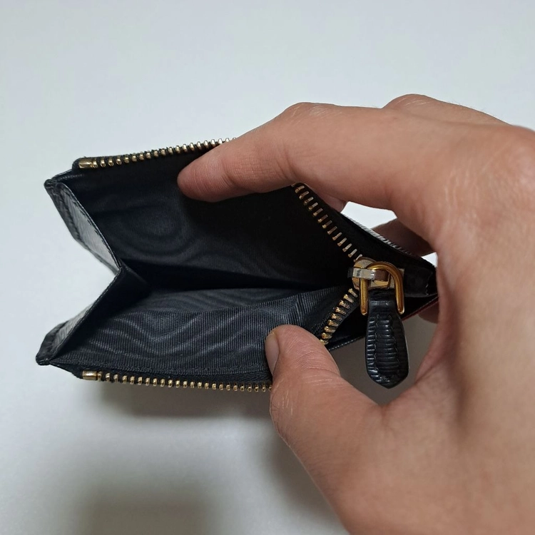 [100%/정품] 프라다 비텔로 무브 투톤 지퍼 카드지갑, 프라다지갑,프라다카드지갑 이미지