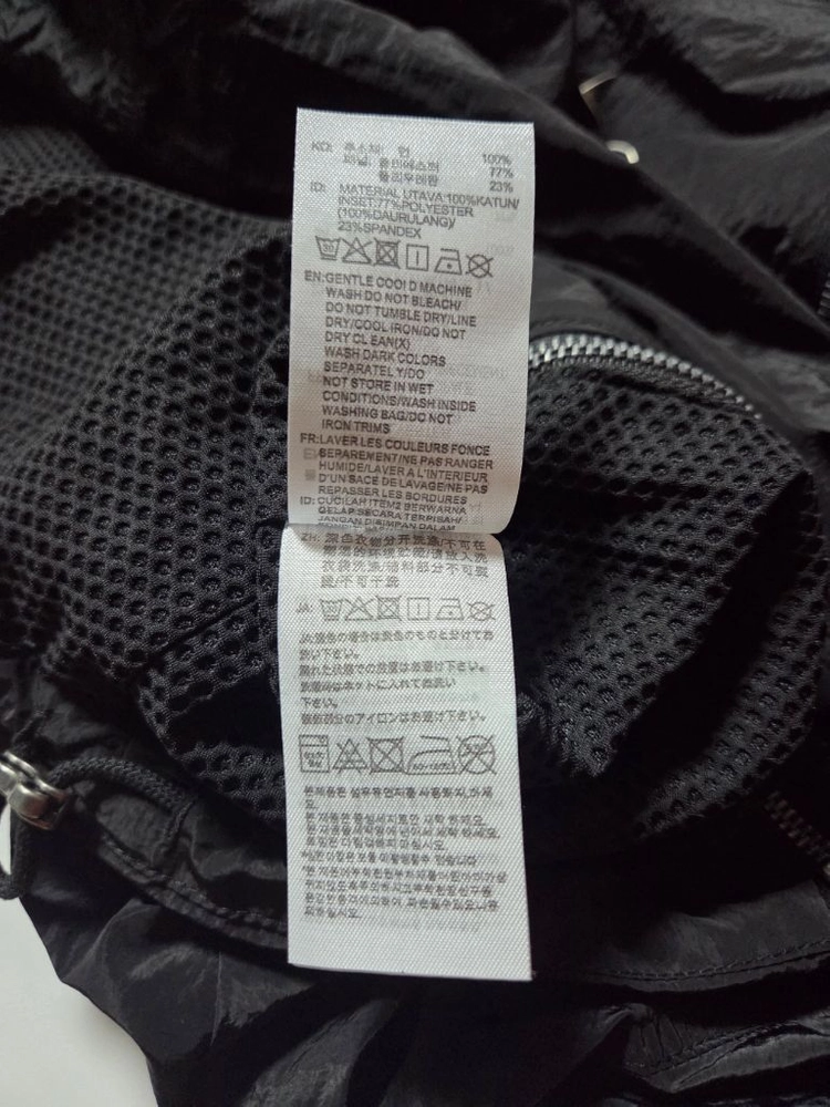 새옷) 아디다스 떠그클럽 우븐 트랙탑 블랙 실버 메탈릭 M 이미지
