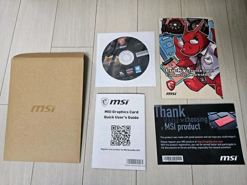 [MAC용] MSI RX580 ARMOR 8GB OC 그래픽카드 이미지