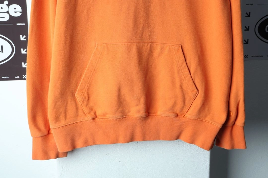 (XL-2XL) 커버낫 후드티셔츠 빅로고 오렌지 이미지
