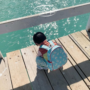 프레젠트프로젝트 아기가방 리틀백팩 양블루 이미지
