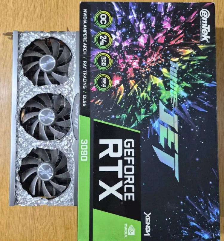 이엠텍 RTX RTX3090 터보젯 24GB 그래픽카드 - 안심되는 중고거래