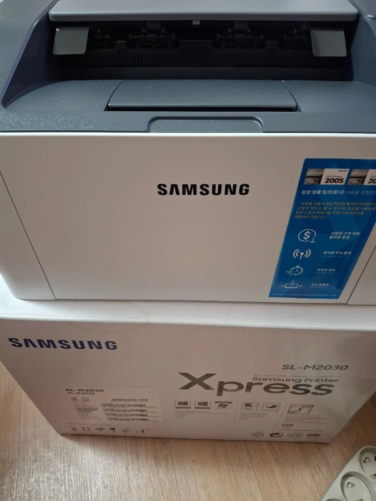 삼성 SL-M2030 흑백 레이저 프린터기 박스셋 - 안심되는 중고거래
