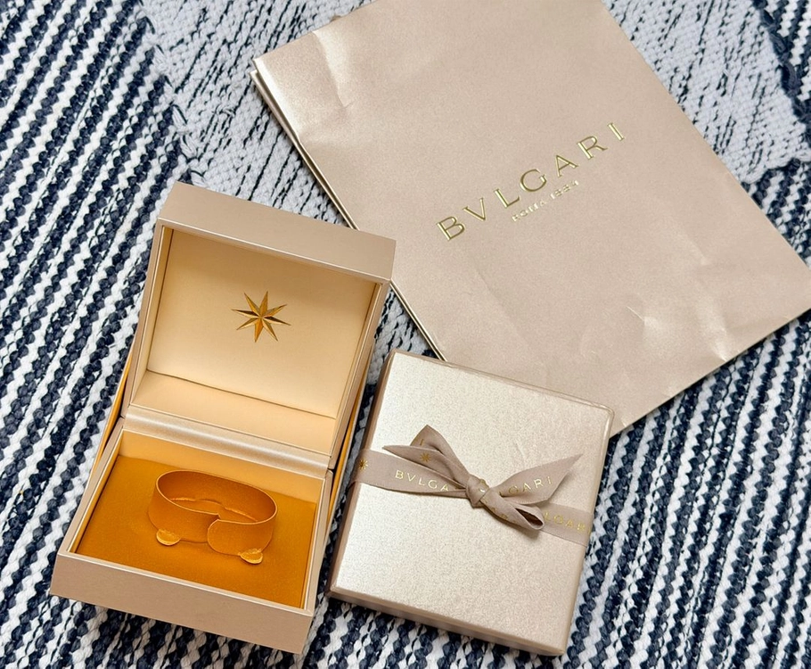 정품 BVLGARI 불가리 팔찌 박스 이미지
