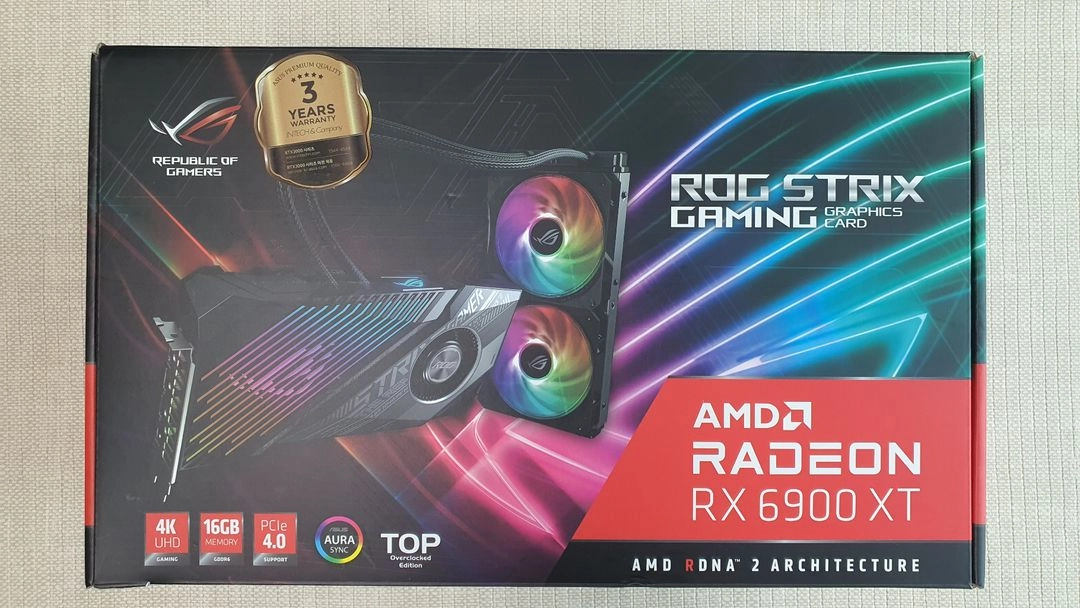 ASUS ROG STRIX RX 6900 XT TOP 그래픽카드 - 안심되는 중고거래
