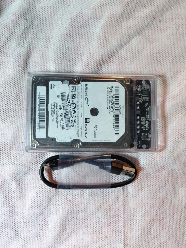 외장하드, 삼성HDD 1TB USB3.0 1517시간 - 안심되는 중고거래