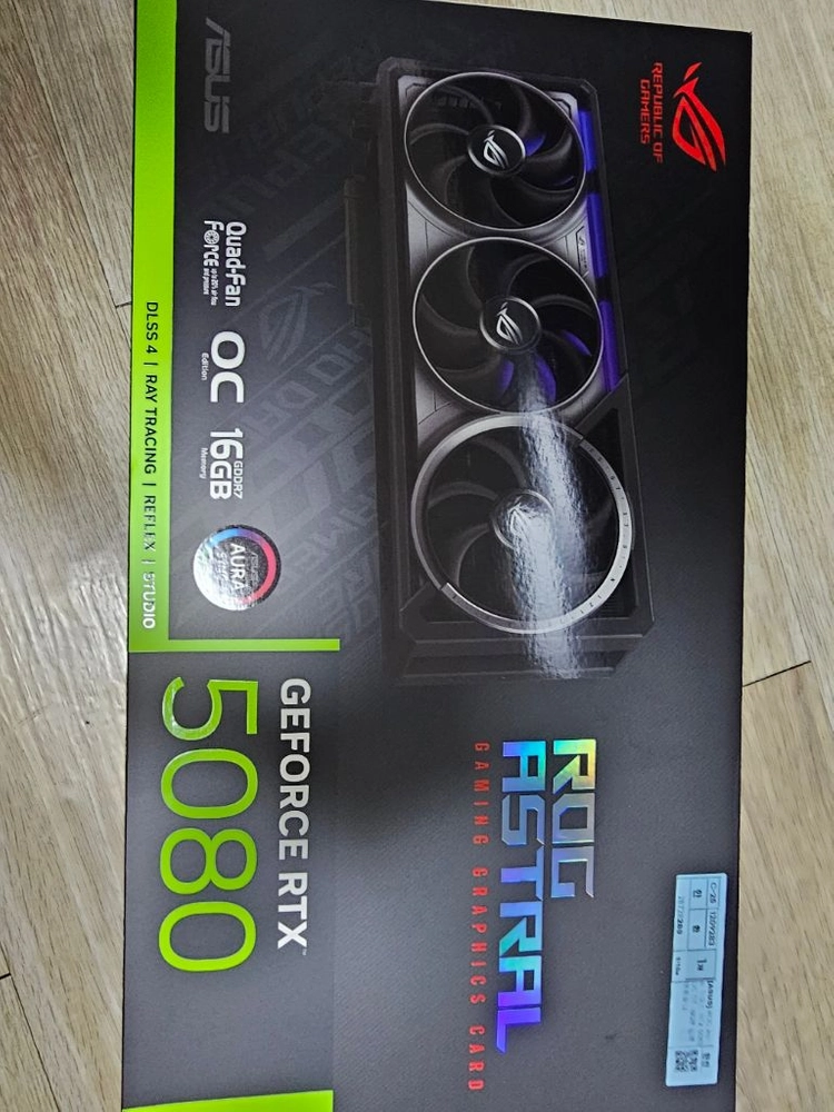 RTX 5080 아스트랄 이미지