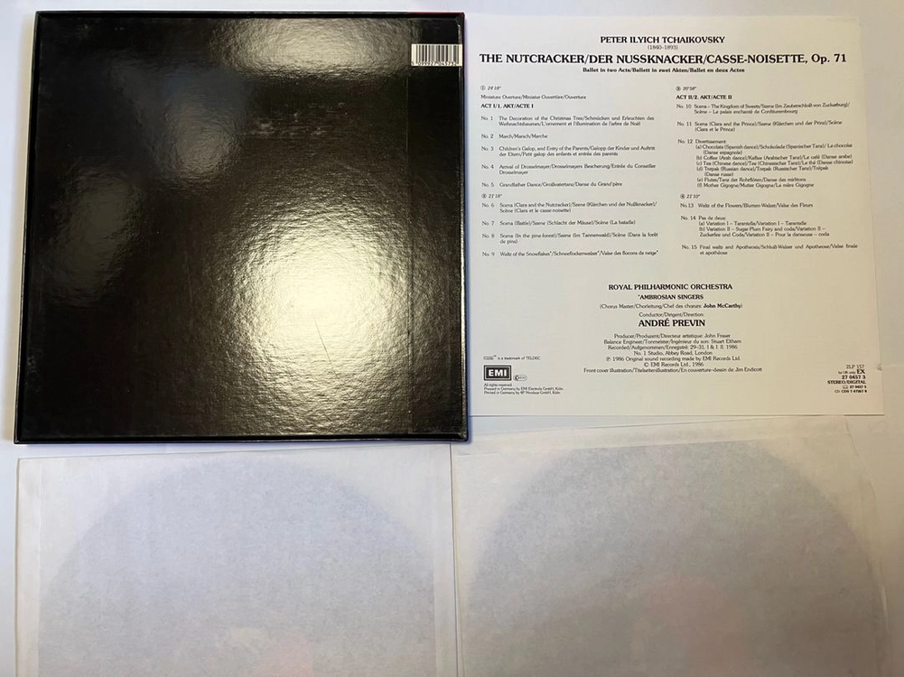 초반2LP)앙드레 프레빈 -차이코프스키 호두까기 인형 이미지