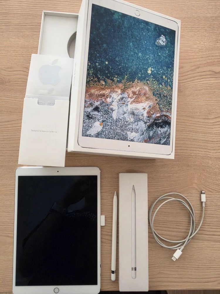 애플 아이패드 프로 2세대 10.5인치 64GB 실버 + 애플펜슬 이미지