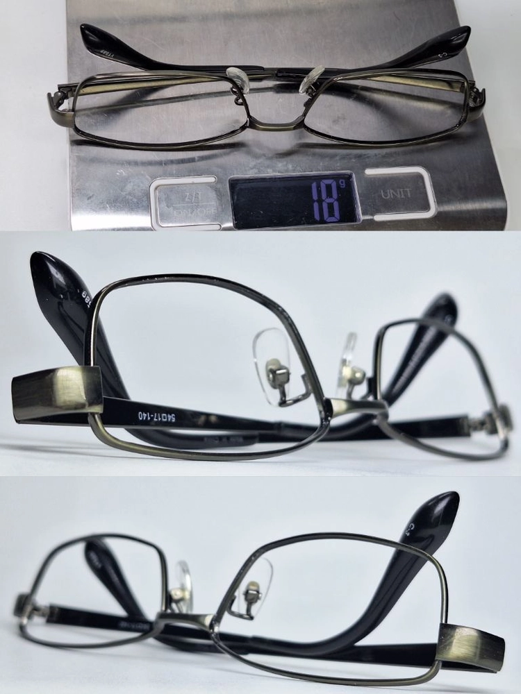 YT589 안경테 안경 54mm 슬림 스퀘어 긱시크 일본 빈티지 레트로 Y2K 수입 패션 아메카지 아이웨어 올드머니 이미지