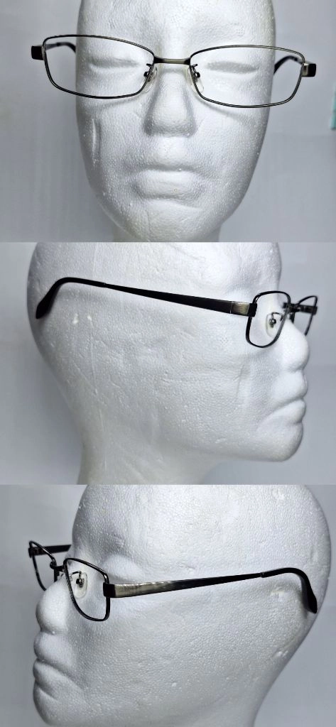 YT589 안경테 안경 54mm 슬림 스퀘어 긱시크 일본 빈티지 레트로 Y2K 수입 패션 아메카지 아이웨어 올드머니 이미지