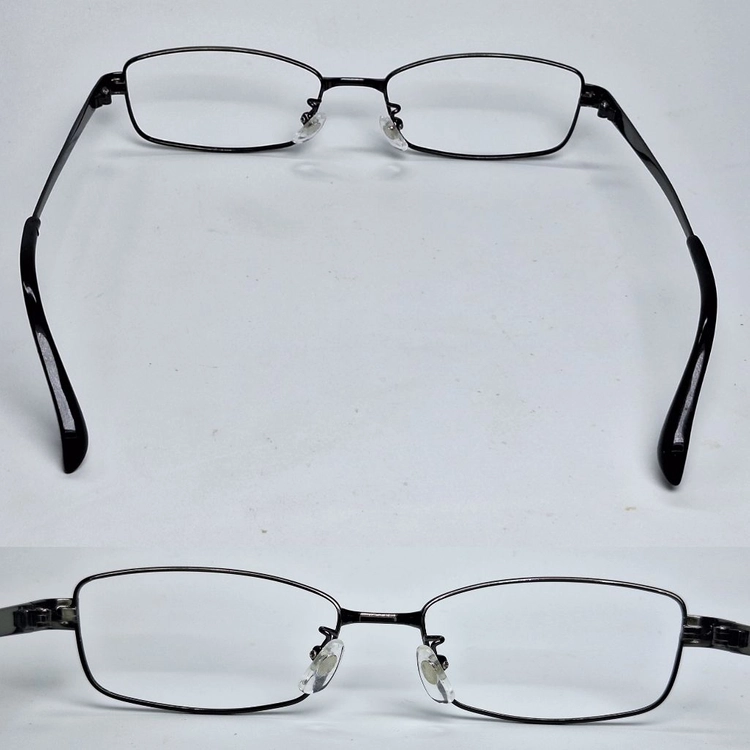 YT589 안경테 안경 54mm 슬림 스퀘어 긱시크 일본 빈티지 레트로 Y2K 수입 패션 아메카지 아이웨어 올드머니 이미지