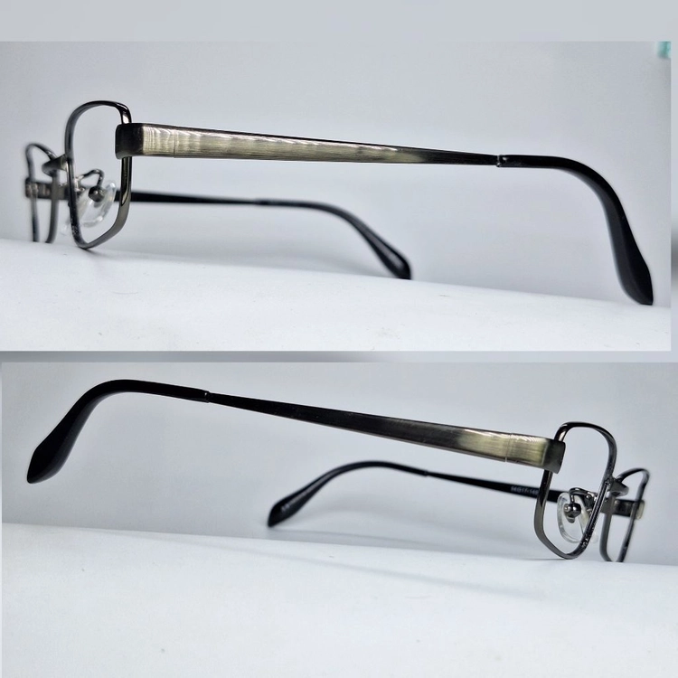 YT589 안경테 안경 54mm 슬림 스퀘어 긱시크 일본 빈티지 레트로 Y2K 수입 패션 아메카지 아이웨어 올드머니 이미지