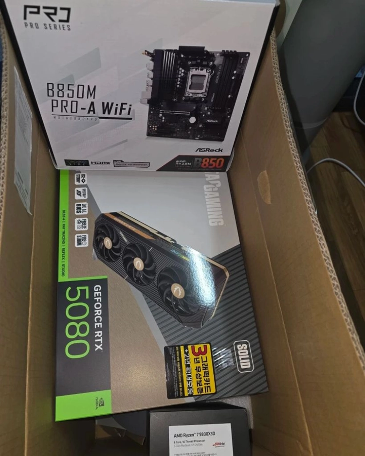 (사기꾼이쓴글)9800X3D, RTX5080 게이밍본체 이미지
