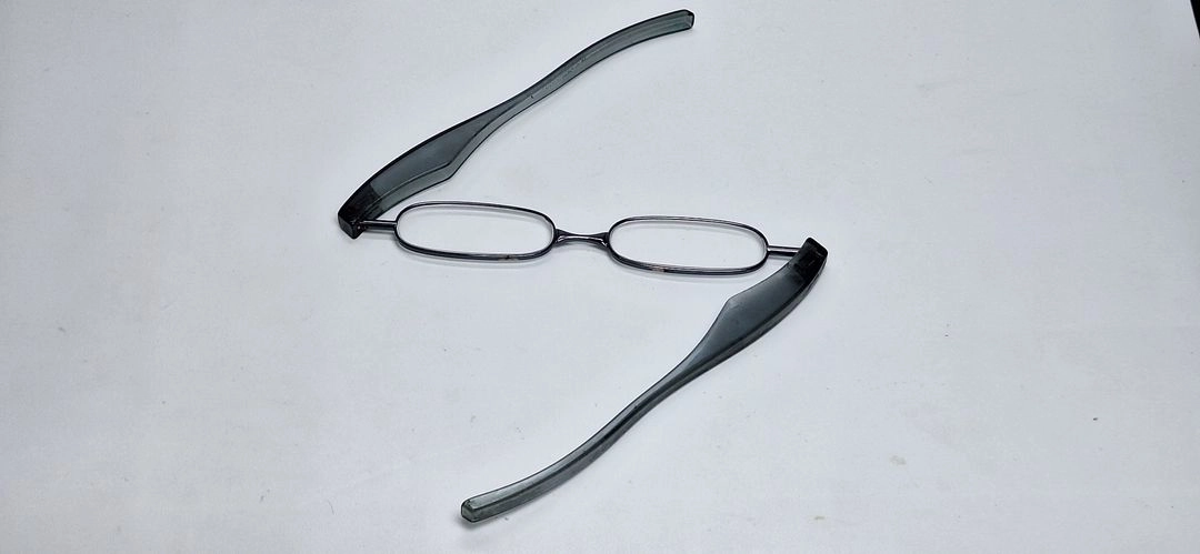 포켓 휴대용 컴팩트 접이식 미니 안경테 안경 45mm 일본 빈티지 레트로 클래식 앤틱 복고 패션 수입 아이웨어 레어 이미지