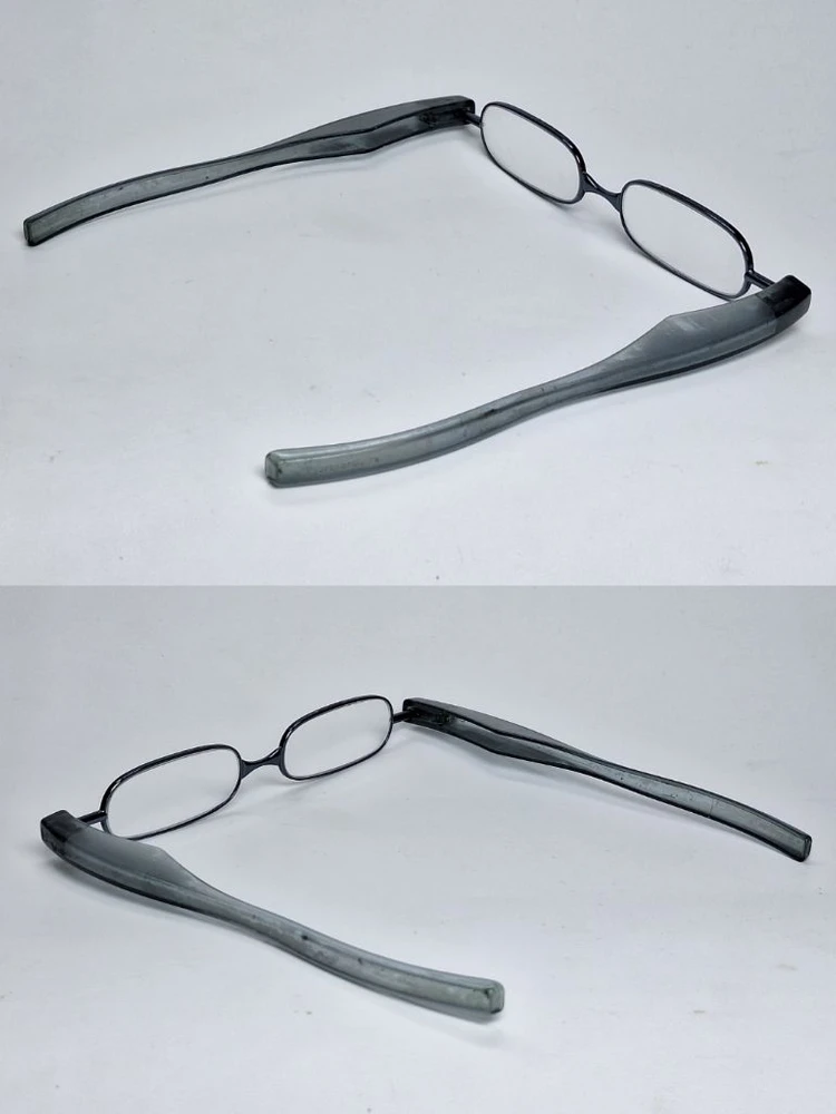 포켓 휴대용 컴팩트 접이식 미니 안경테 안경 45mm 일본 빈티지 레트로 클래식 앤틱 복고 패션 수입 아이웨어 레어 이미지