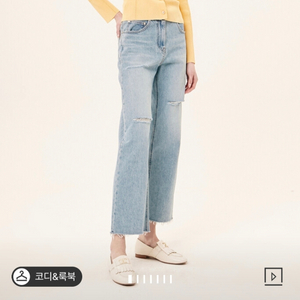 타임 디스트로이드 데님 팬츠 55 랑방 마인 더캐시미어 시스템 오브제 sjsj 이미지