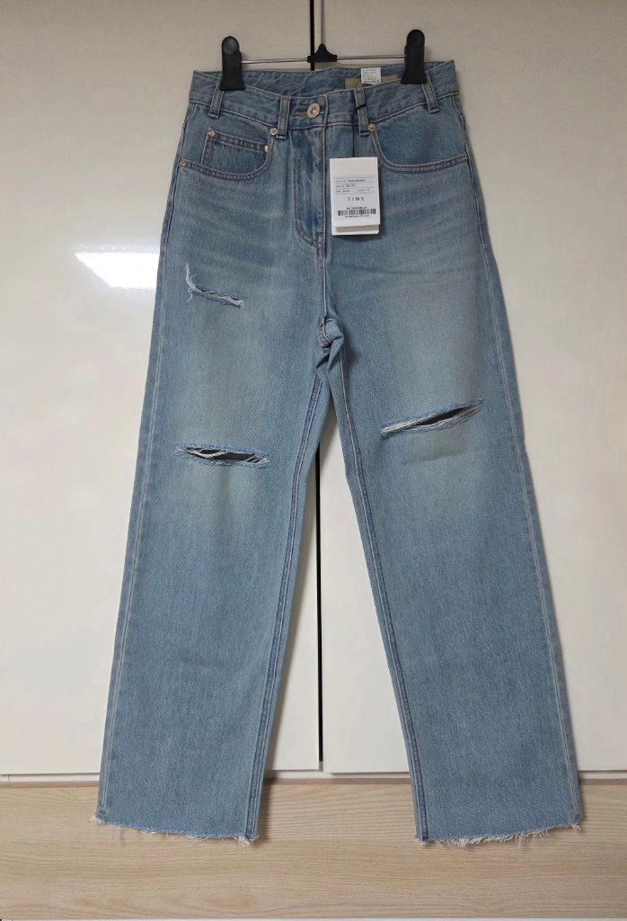 타임 디스트로이드 데님 팬츠 55 랑방 마인 더캐시미어 시스템 오브제 sjsj 이미지