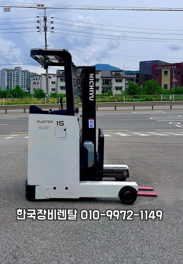 니찌유 1.4톤 입식 전동지게차 19년식 400시간대 사용 이미지