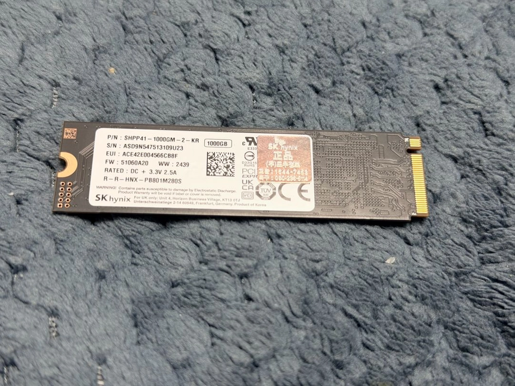 하이닉스 P41 M.2 NVMe SSD 1TB 이미지