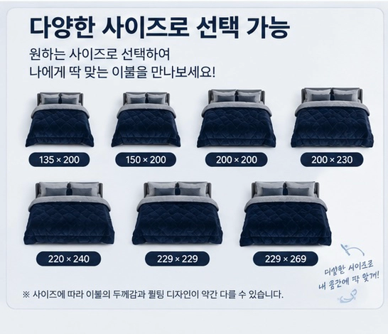 겨울 감성 침구 세트[미사용 새제품] 이미지