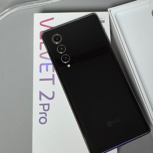 LG 벨벳2 프로 블랙 이미지