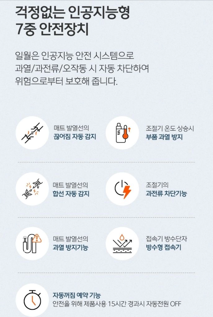 박스 새제품-일월 카본매트 탄소 전기매트 원적외선 블랙 그라나이트 싱글 이미지