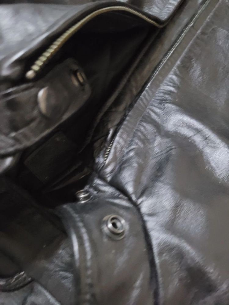 Liugoo leather 말가죽 싱글 라이더 자켓 L 일본 상태좋음 schott avirex vanson 이미지
