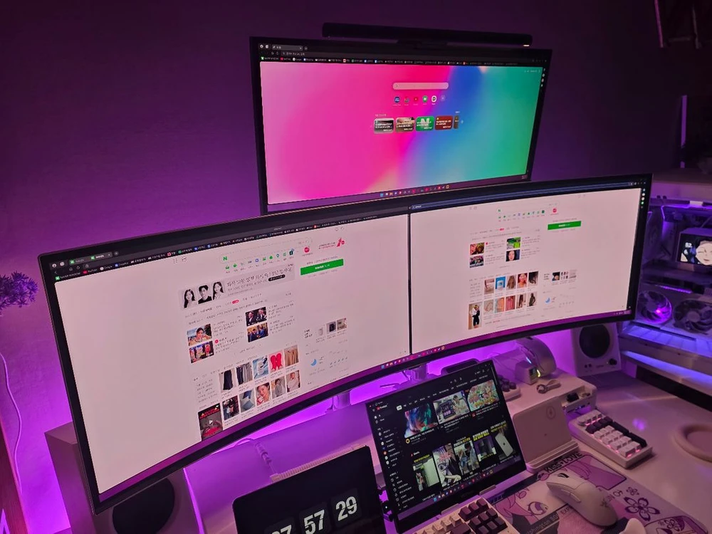 삼성 G9 49인치 모니터 스마트티비 OLED 풀옵 이미지