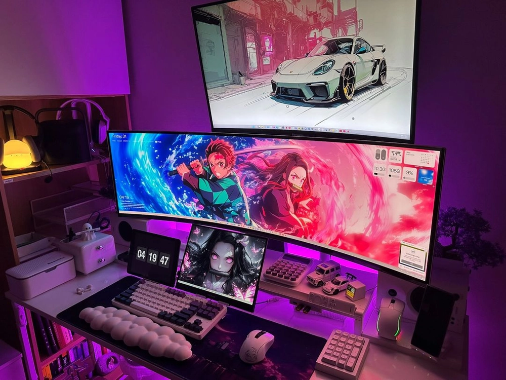 삼성 G9 49인치 모니터 스마트티비 OLED 풀옵 이미지