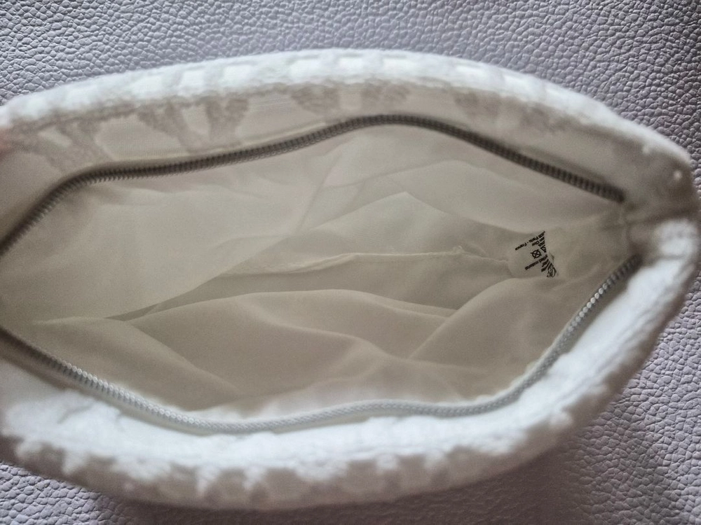 디올 화이트 까나쥬 파우치(새상품) 이미지